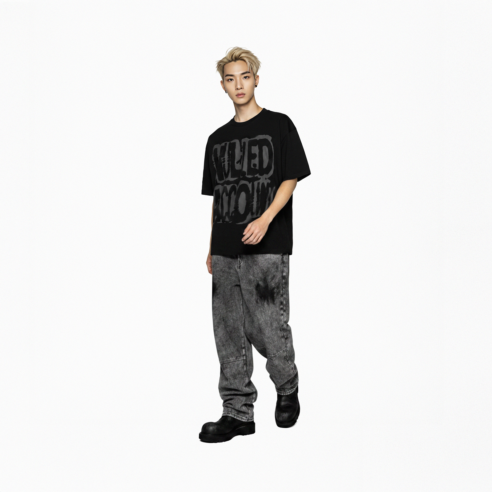 Áo thun nam in hình Blurred Lines Tee N-T6