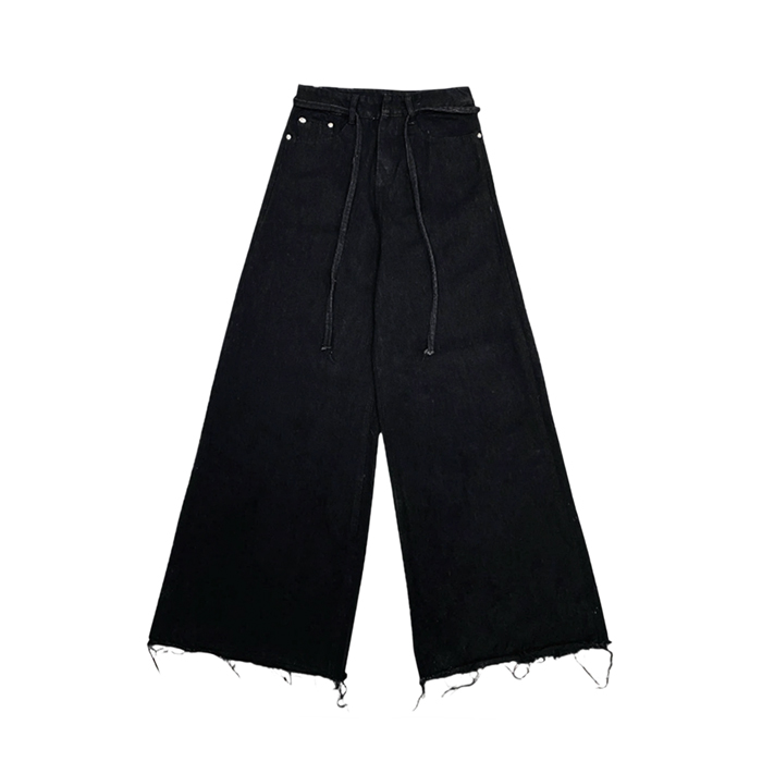 Quần jean ống rộng basic local brand NULLED N-Q1