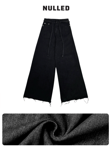 Quần jean ống rộng basic local brand NULLED N-Q1