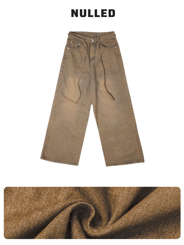 Quần jean ống rộng unisex local brand NULLED N-Q7
