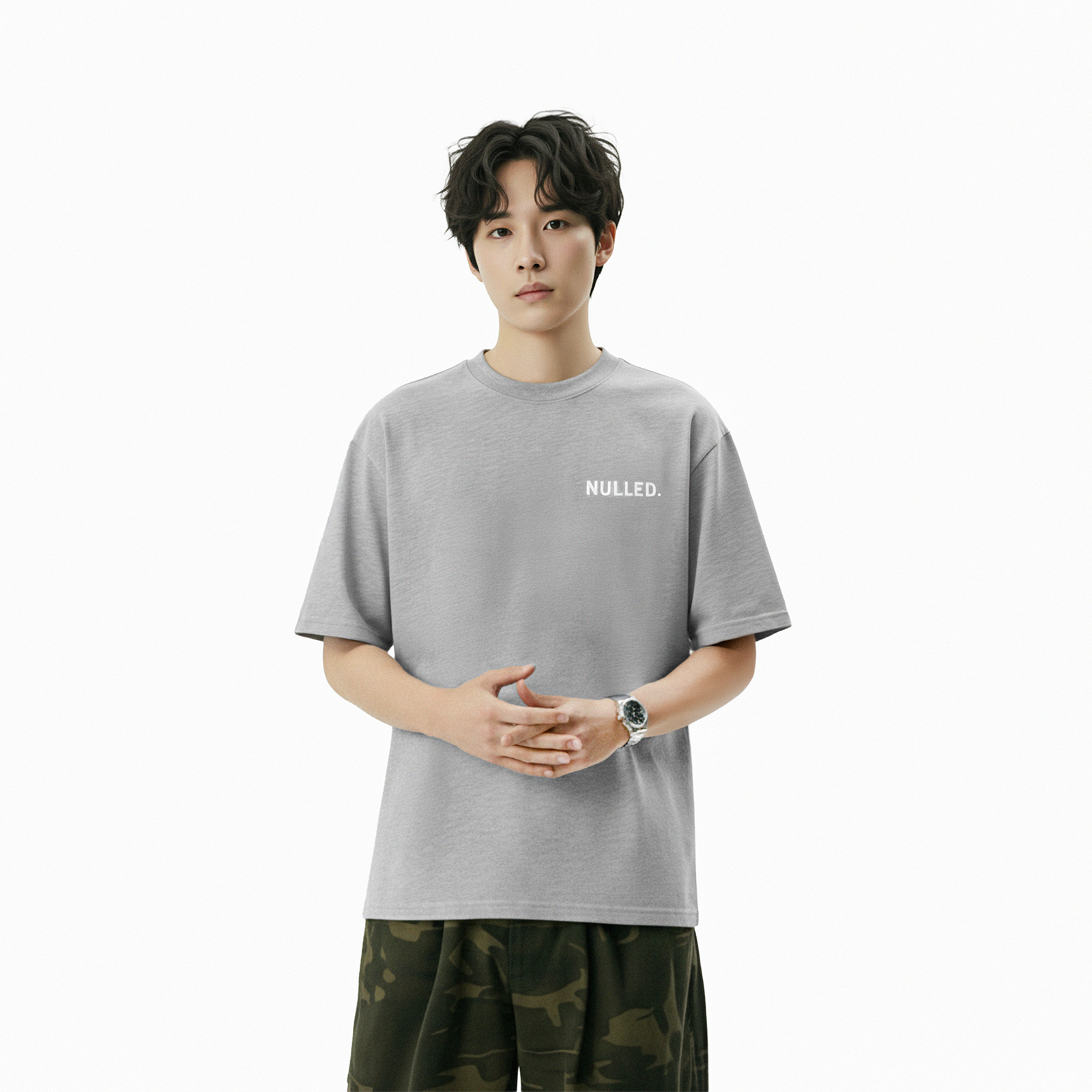 Áo thun boxy local brand NULLED Tee N-T24-XT