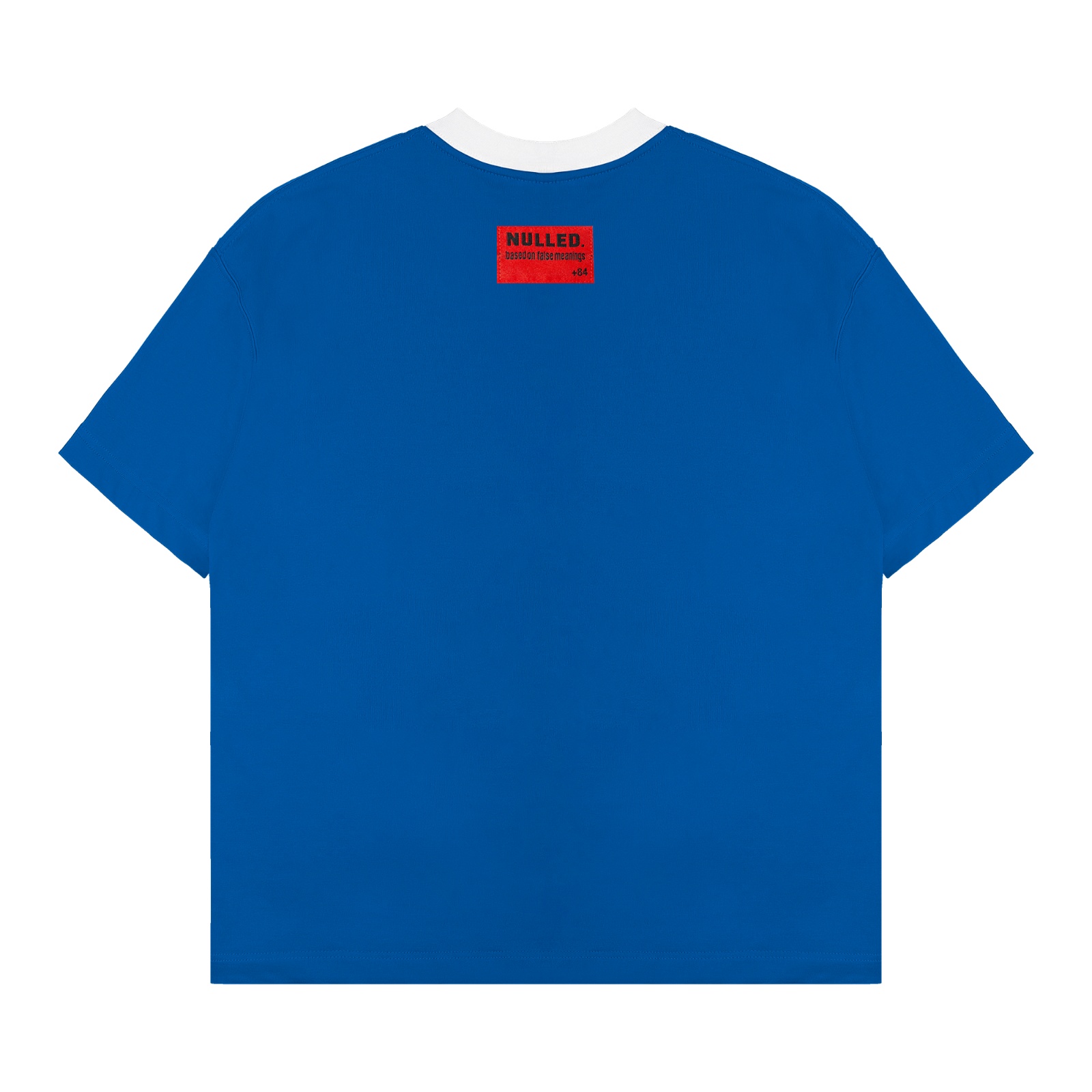 Áo thun xanh dương phối cổ NULLED Tee N-T25-XAVT
