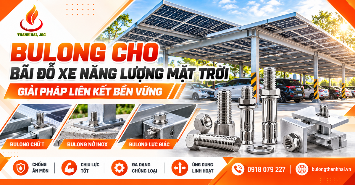 Bulong cho bãi đỗ xe năng lượng mặt trời dùng loại nào?