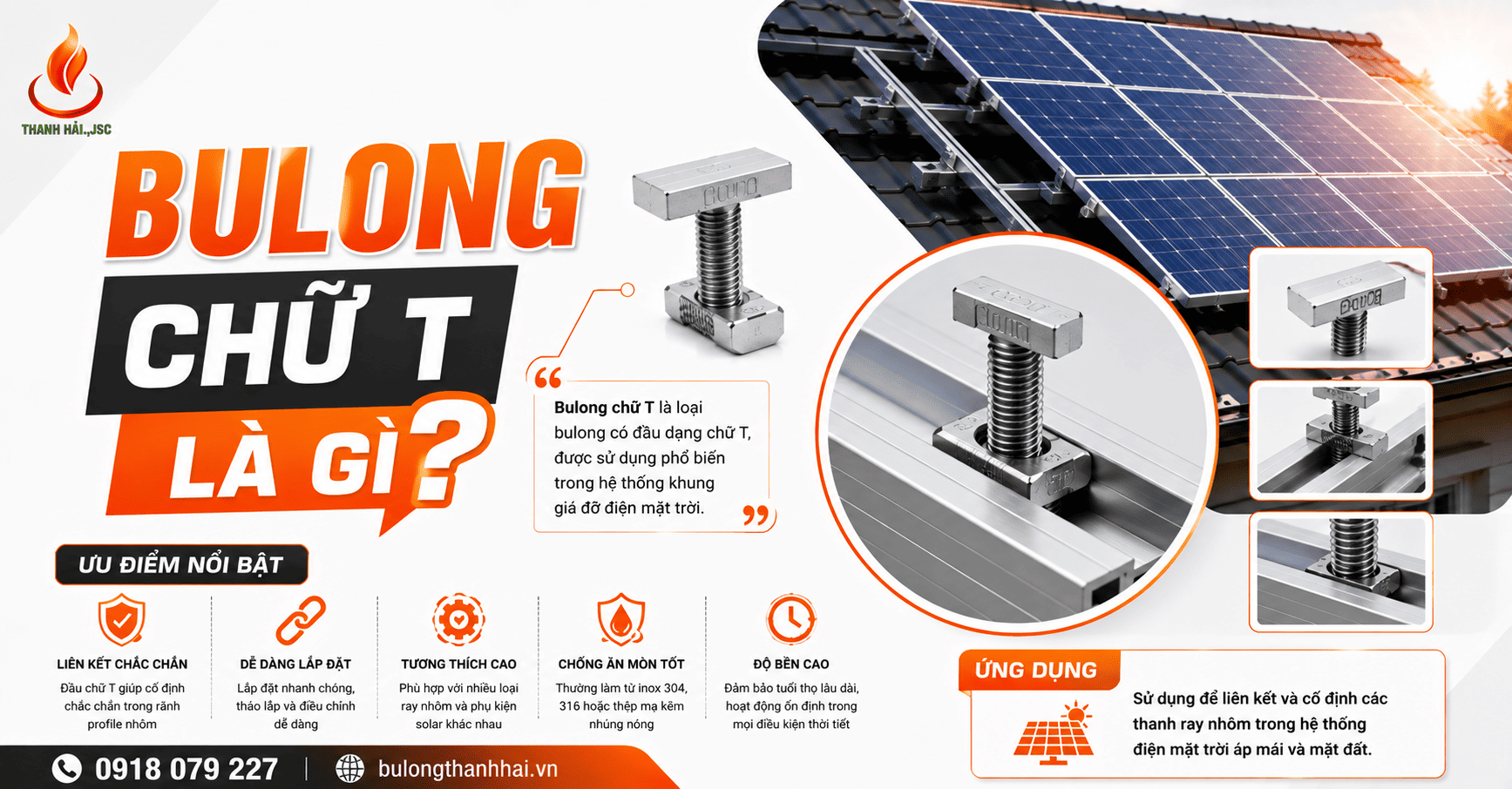 Bulong chữ T là gì? Cấu tạo, công dụng và cách lắp đặt