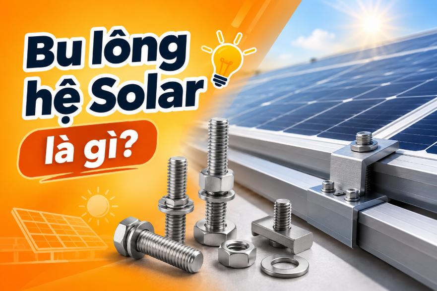 Bu lông hệ Solar là gì? Vai trò, phân loại và cách lựa chọn phù hợp
