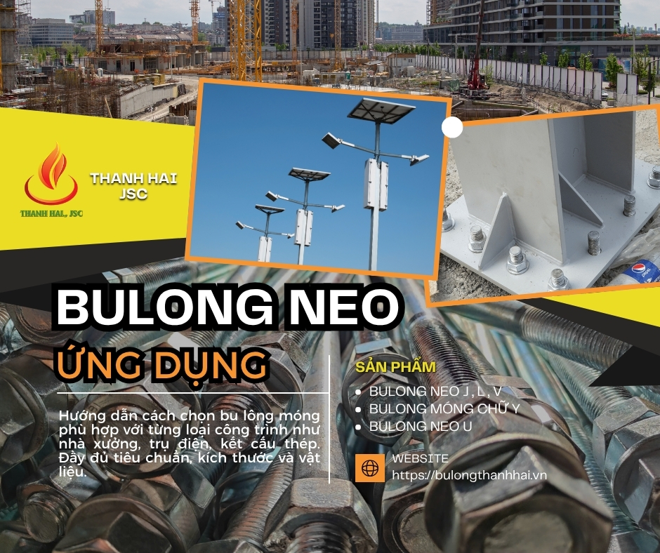 Cách chọn bu lông móng theo từng loại công trình