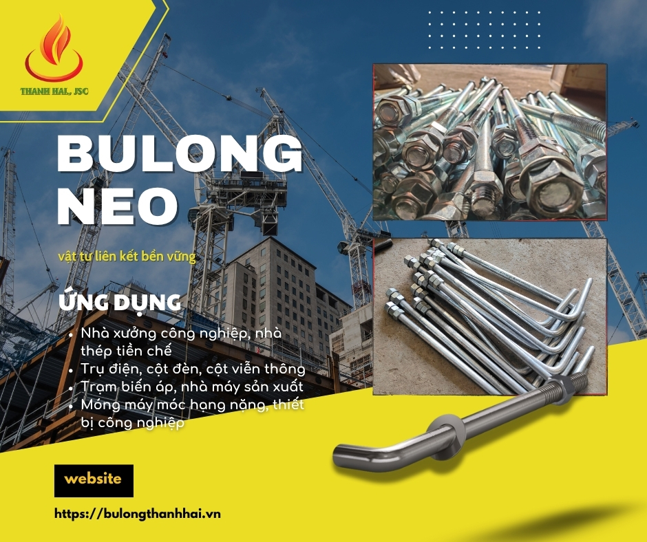Bu lông móng là gì? Phân loại và ứng dụng trong xây dựng