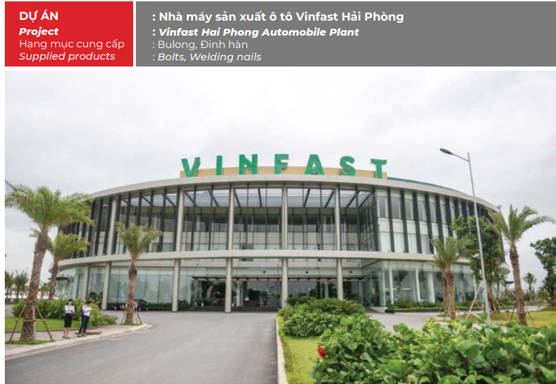 DỰ ÁN NHÀ MÁY SẢN XUẤT Ô TÔ VINFAST HẢI PHÒNG