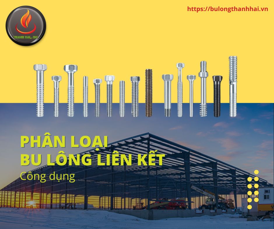 Phân loại bu lông liên kết và công dụng phổ biến