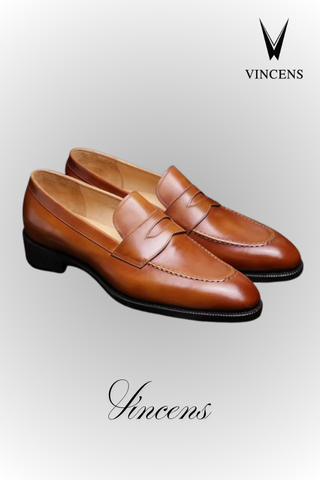GIÀY PENNY LOAFER  NÂU SÁNG