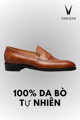 GIÀY PENNY LOAFER  NÂU SÁNG
