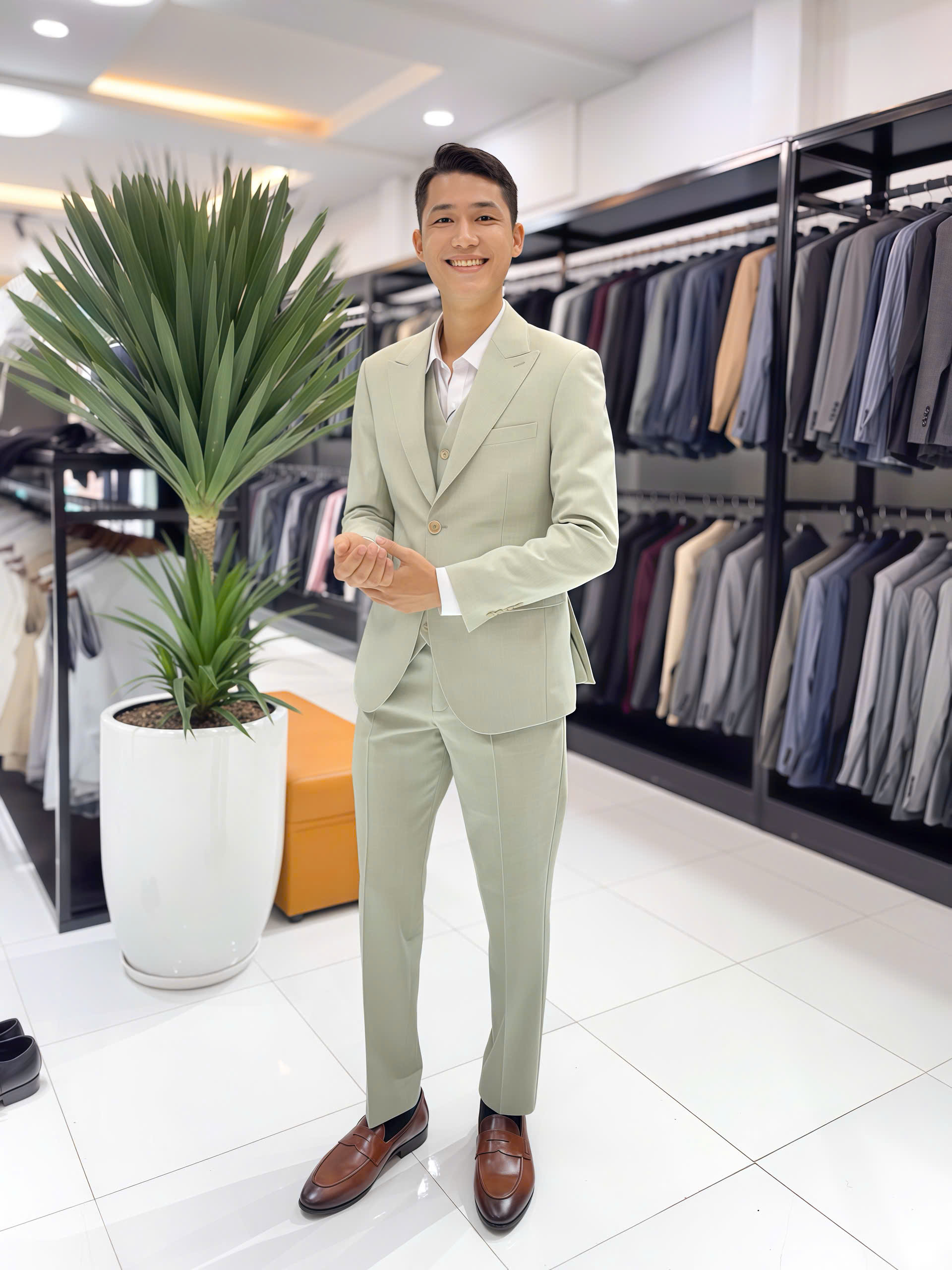 VEST XANH XƯỚC