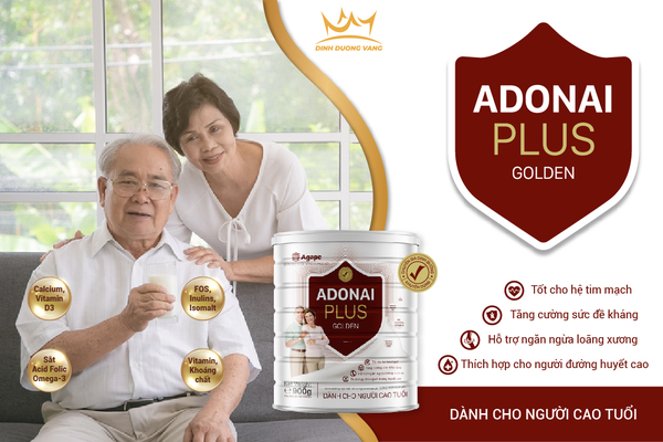 Adonai Plus Golden - Quan Tâm Sức Khỏe Người Cao Tuổi