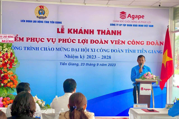 Khánh thành Điểm phục vụ phúc lợi đoàn viên tại Tiền Giang