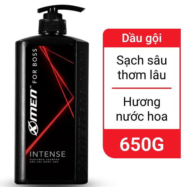 Dầu gội nước hoa X-Men For Boss Motion sạch gàu thơm lâu 650g