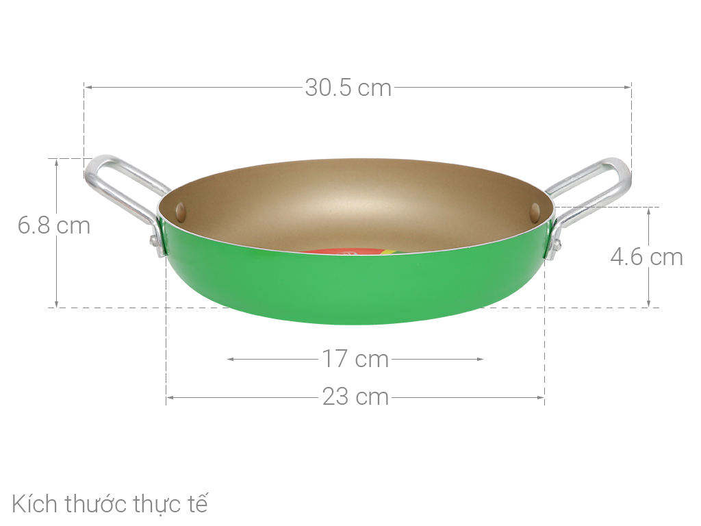 Chảo nhôm chống dính Rainy VEINSTONE RNT2425TTRNT2025TT 24cm