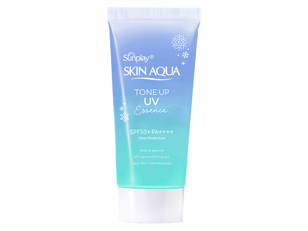 Tinh chất chống nắng Sunplay Skin Aqua Tone Up UV Essence Blue hiệu chỉnh sắc da SPF 50+/PA++++ 50g
