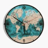 Đồng hồ gỗ 3D Thế Giới (Liên hệ nhận báo giá)