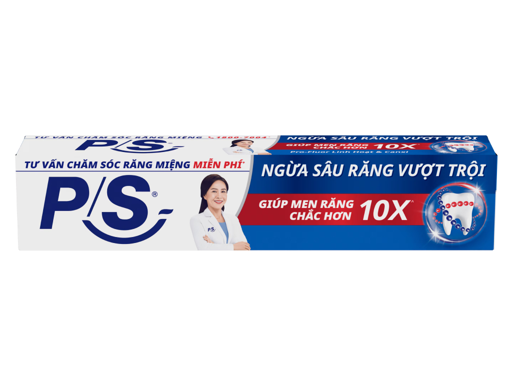 Kem đánh răng P/S ngừa sâu răng vượt trội 180g