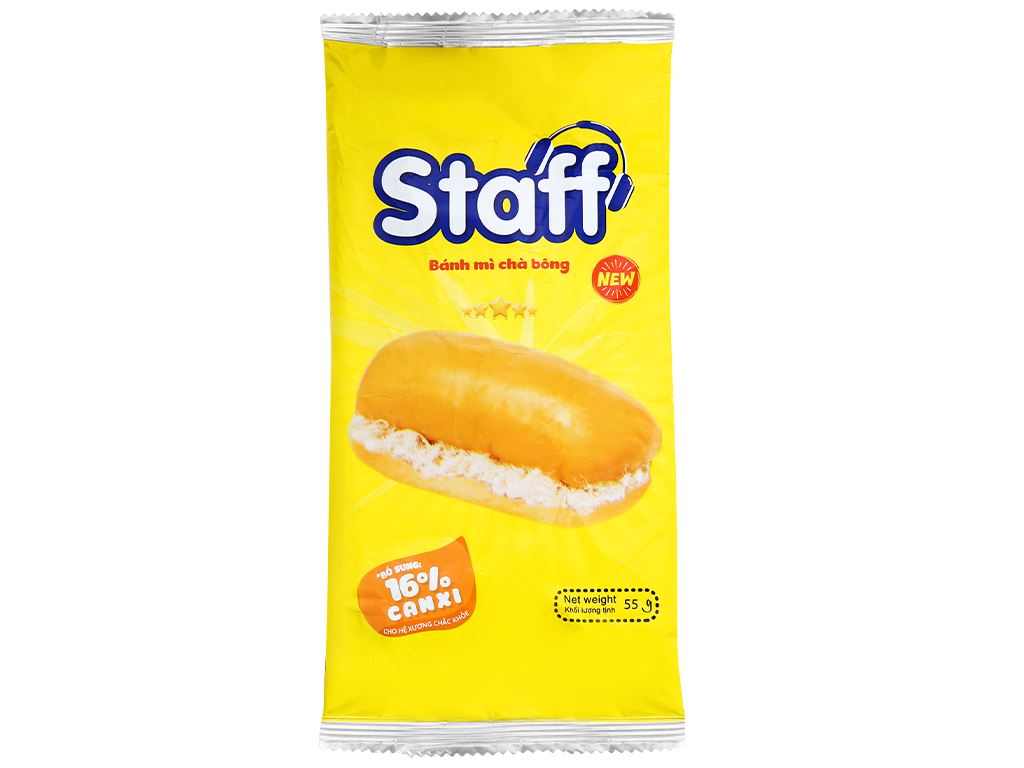 Bánh mì chà bông Staff gói 55g