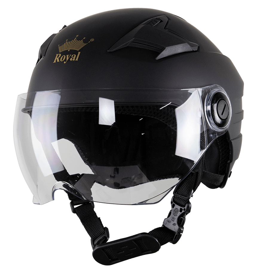 Mũ bảo hiểm nửa đầu Royal M152K Đen Mờ (Liên hệ nhận báo giá)