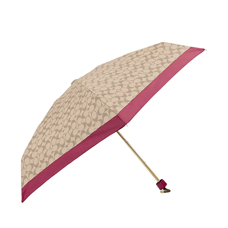 Ô Coach Signature Mini Umbrella F63365 Màu Be (Liên hệ nhận báo giá)