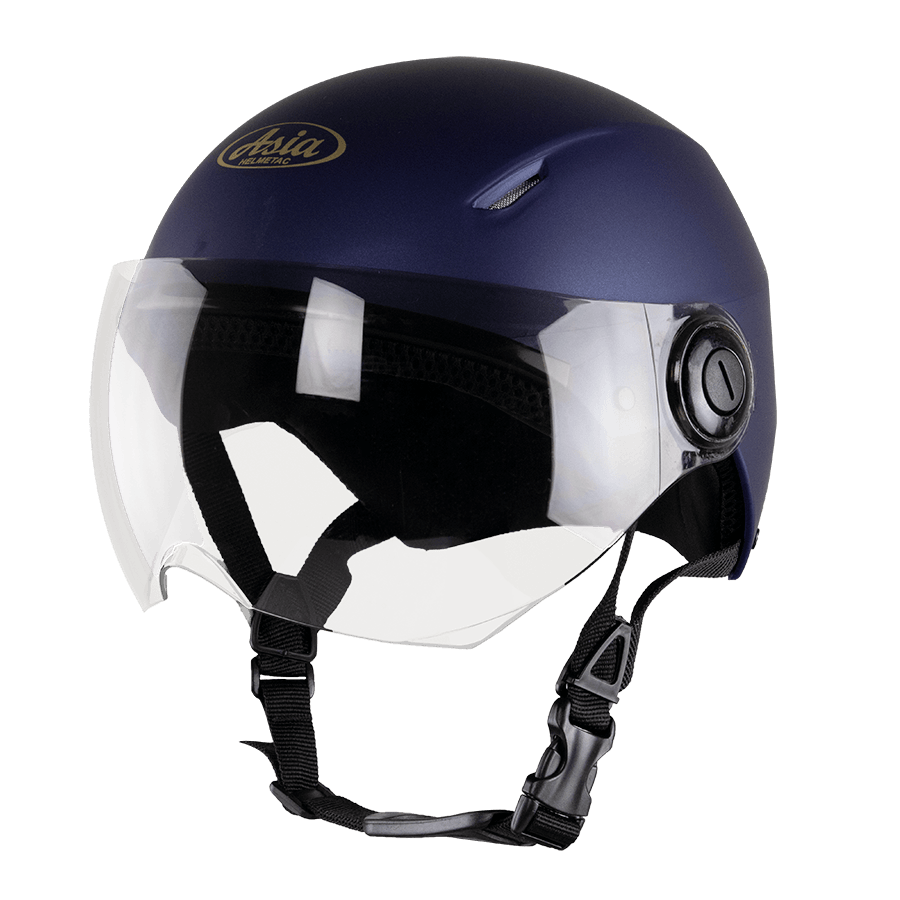 Mũ bảo hiểm nửa đầu Asia MT-155K Xanh Mực Mờ (Liên hệ nhận báo giá)