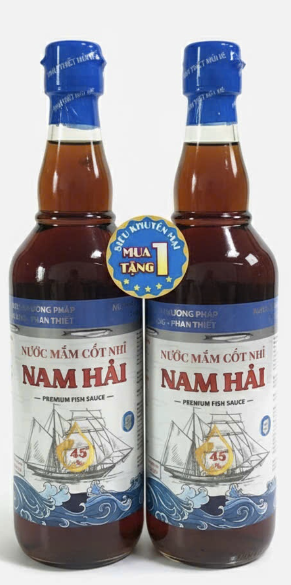 Nước mắm cốt nhĩ Nam Hải 45 độ đạm 500ml