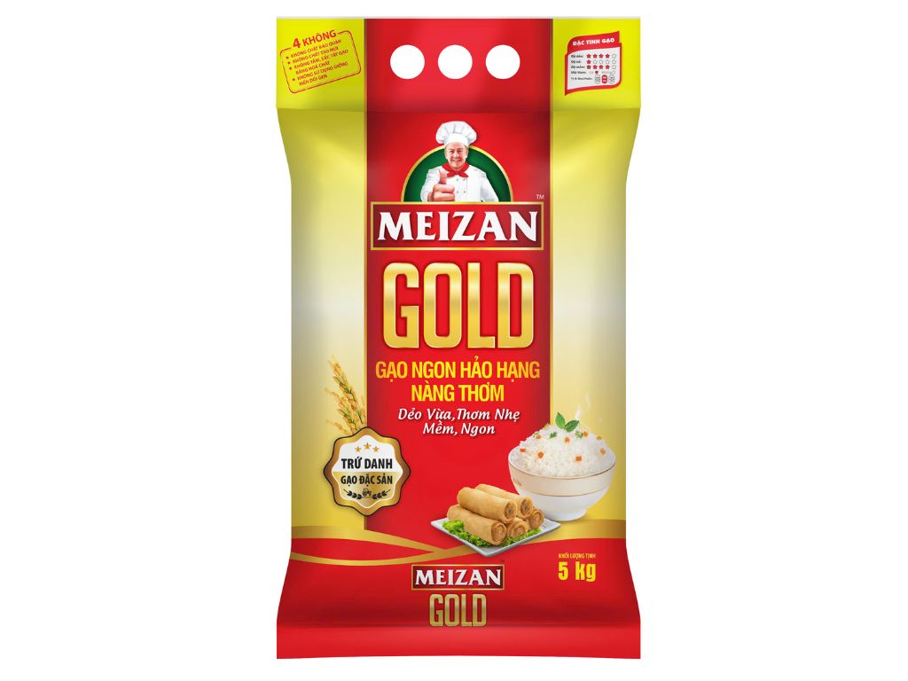 Gạo Meizan Nàng Thơm túi 5kg