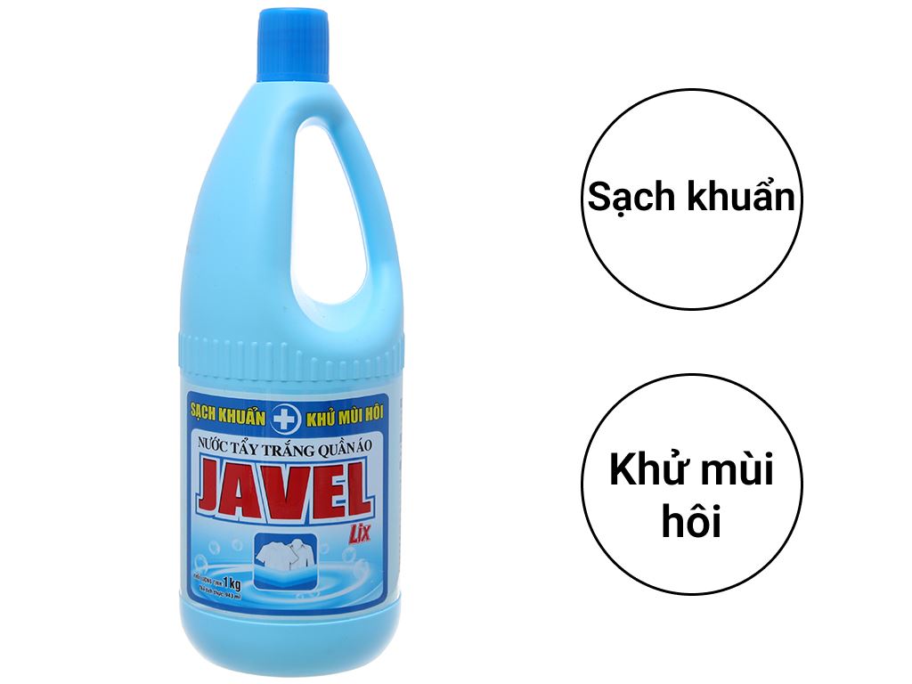 Nước tẩy quần áo trắng Lix Javel 943ml