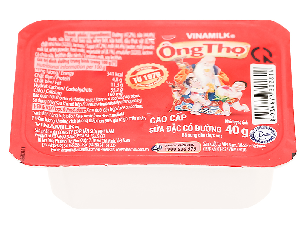 Sữa đặc có đường Ông Thọ Đỏ hộp 40g