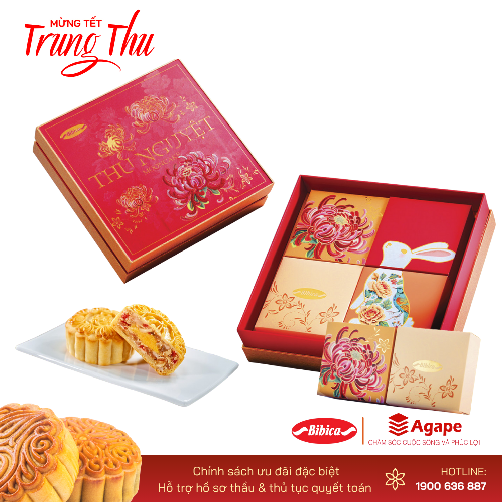 BIBICA THU NGUYỆT 4 (4 bánh 800g)
