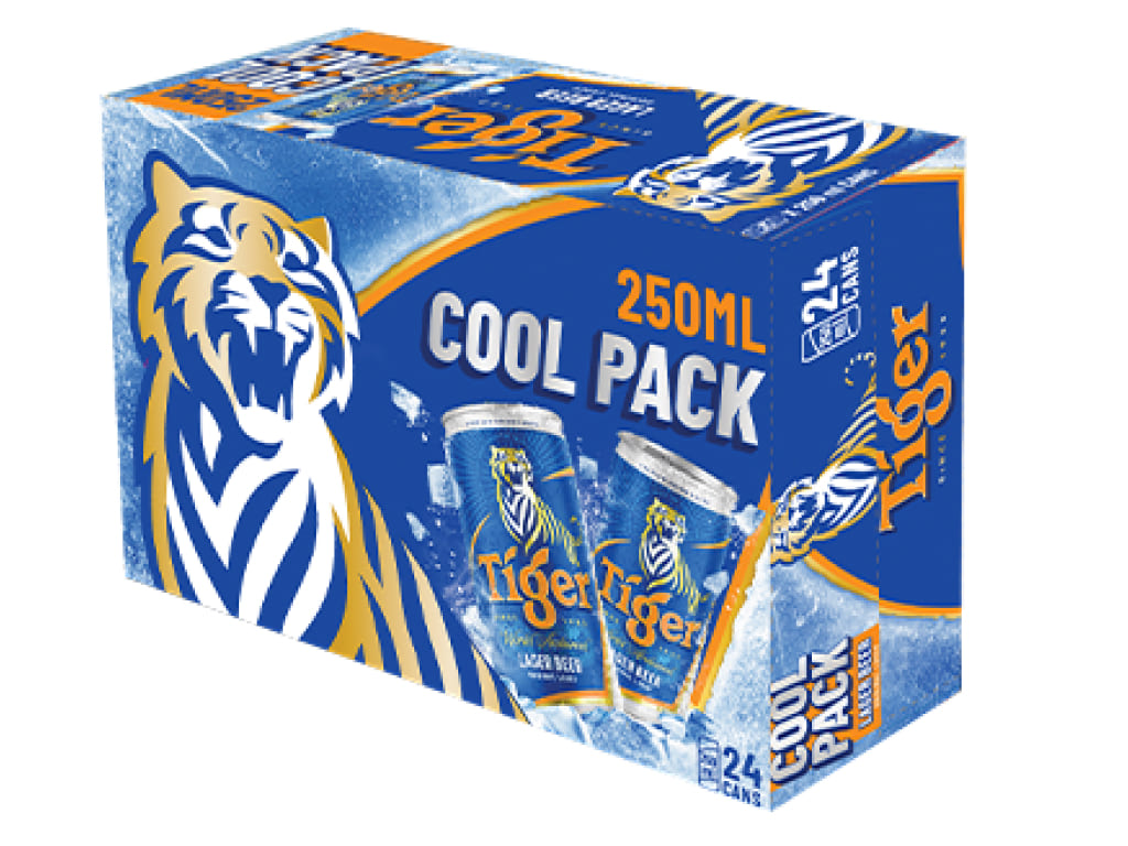 Thùng 24 lon bia Tiger lon 250ml
