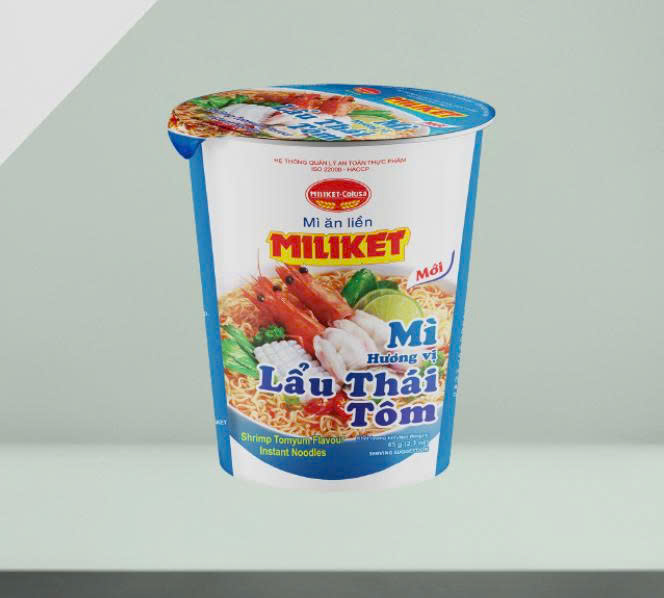 Mì ly Miliket lẩu thái tôm