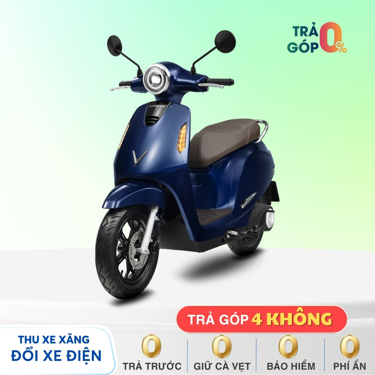 Xe máy điện Vinfast Evo 200 / Evo 200 Lite - Xanh tím than