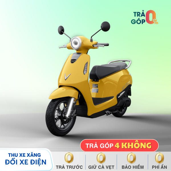 Xe máy điện VinFast Evo Grand Lite - VÀNG