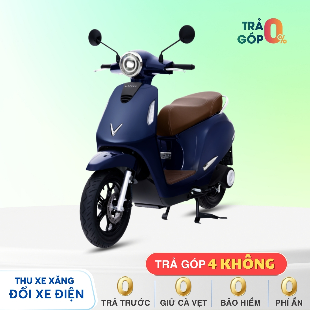 Xe máy điện Vinfast EVO LITE NEO - Xanh tím than
