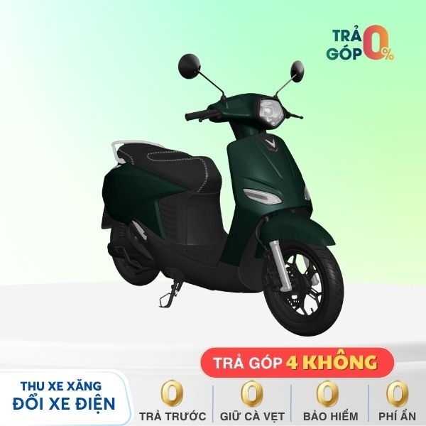 Xe máy điện VinFast Vẻo X - XANH RÊU