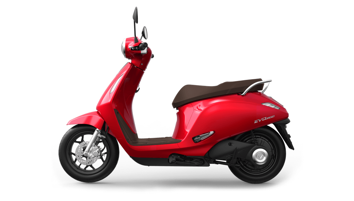 Xe máy điện Vinfast Evo 200 / Evo 200 Lite - Đỏ tươi