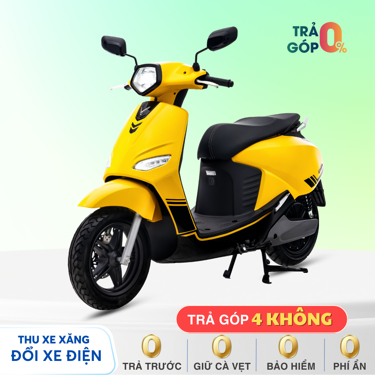 Xe máy điện Vinfast VENTO NEO - VÀNG