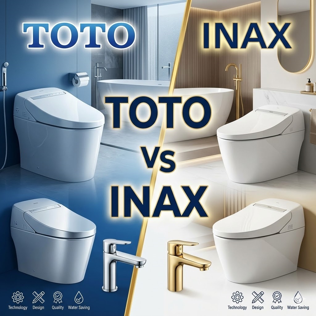 Thiết Bị Vệ Sinh INAX Và TOTO – Lựa Chọn Nào?