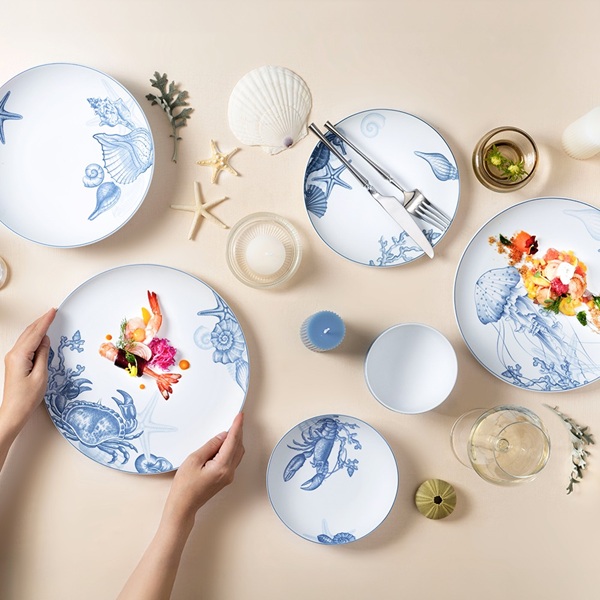 Bộ bàn ăn cao cấp sứ minh long