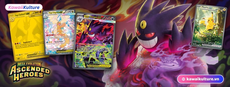 Thẻ bài Pokémon Ascended Heroes chính hãng