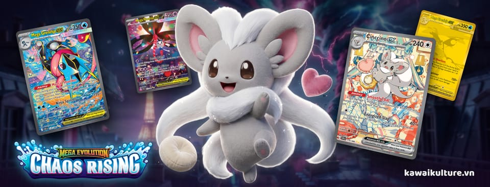 Thẻ bài Pokémon Chaos Rising chính hãng