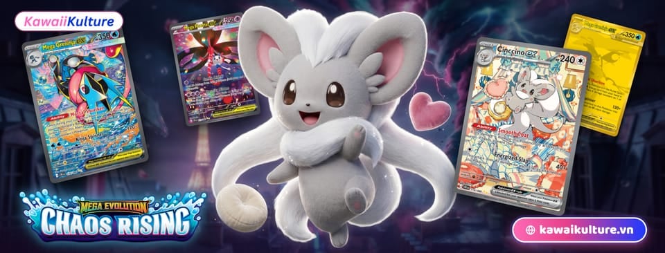 Thẻ bài Pokémon Chaos Rising chính hãng