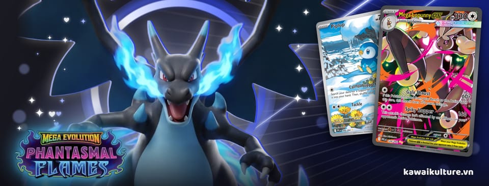 Thẻ bài Pokémon Phantasmal Flames chính hãng