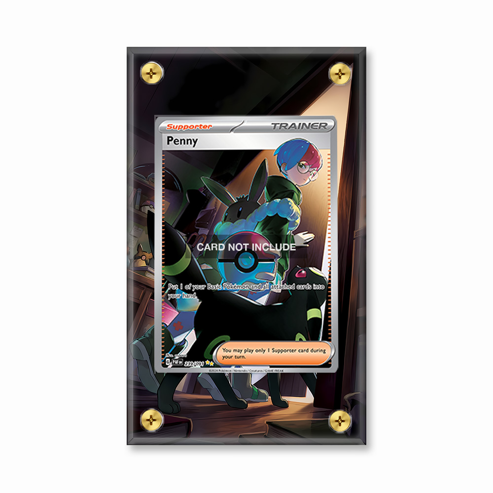 Khung thiết kế Penny 239-091 SIR SAR Paldean Fates bảo vệ thẻ bài - Extended Art Case for trading card Pokemon