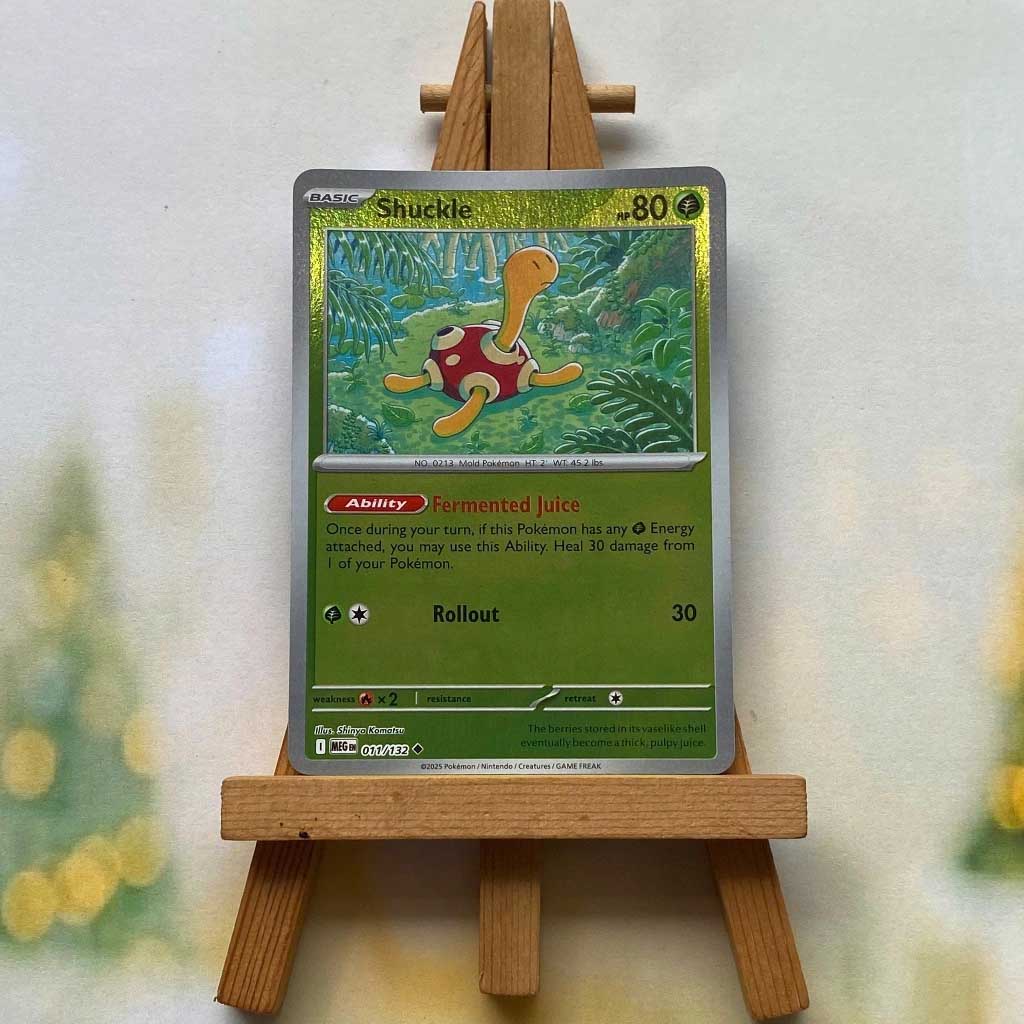 [Reverse 132- Grass] Thẻ hình Pokemon Hệ cỏ từ Mega Evolution Base Set Reverse Holo tiếng Anh