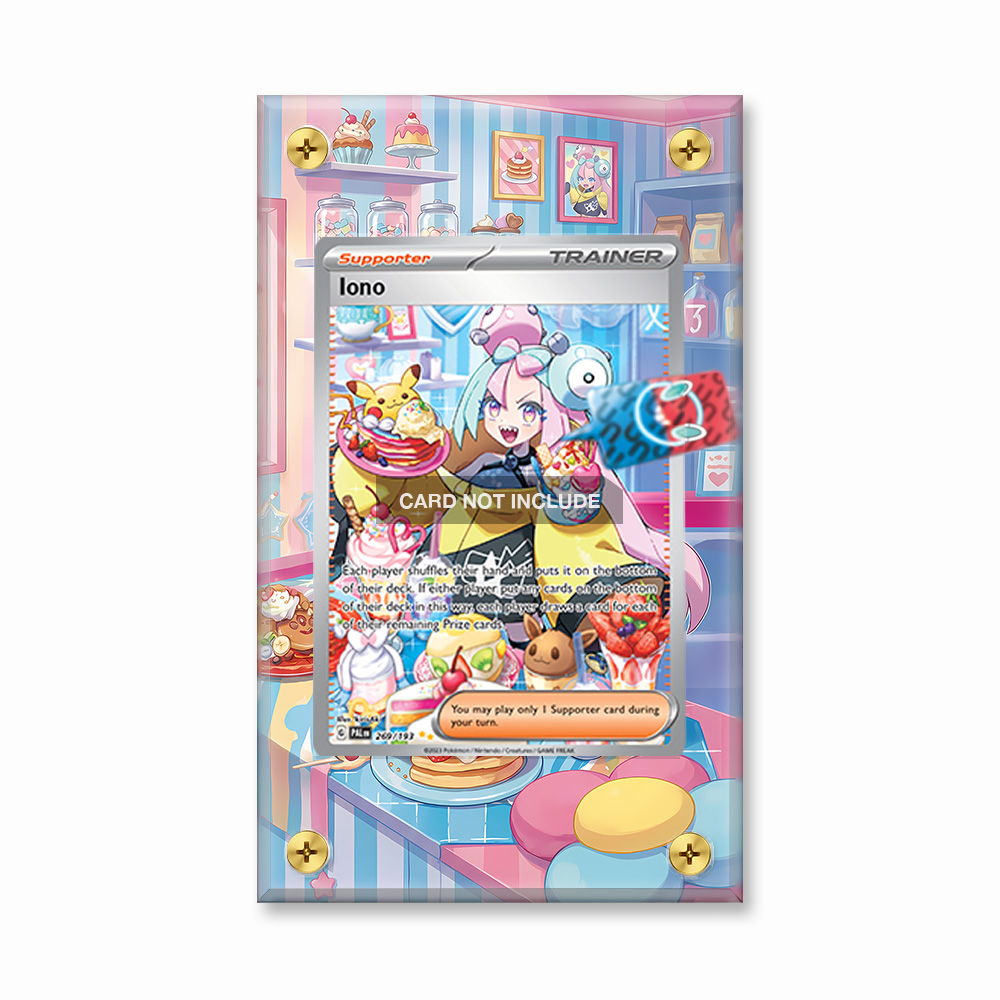 Khung thiết kế Iono 269-193 SIR SAR Paldea Evolved bảo vệ thẻ bài - Extended Art Case for trading card Pokemon