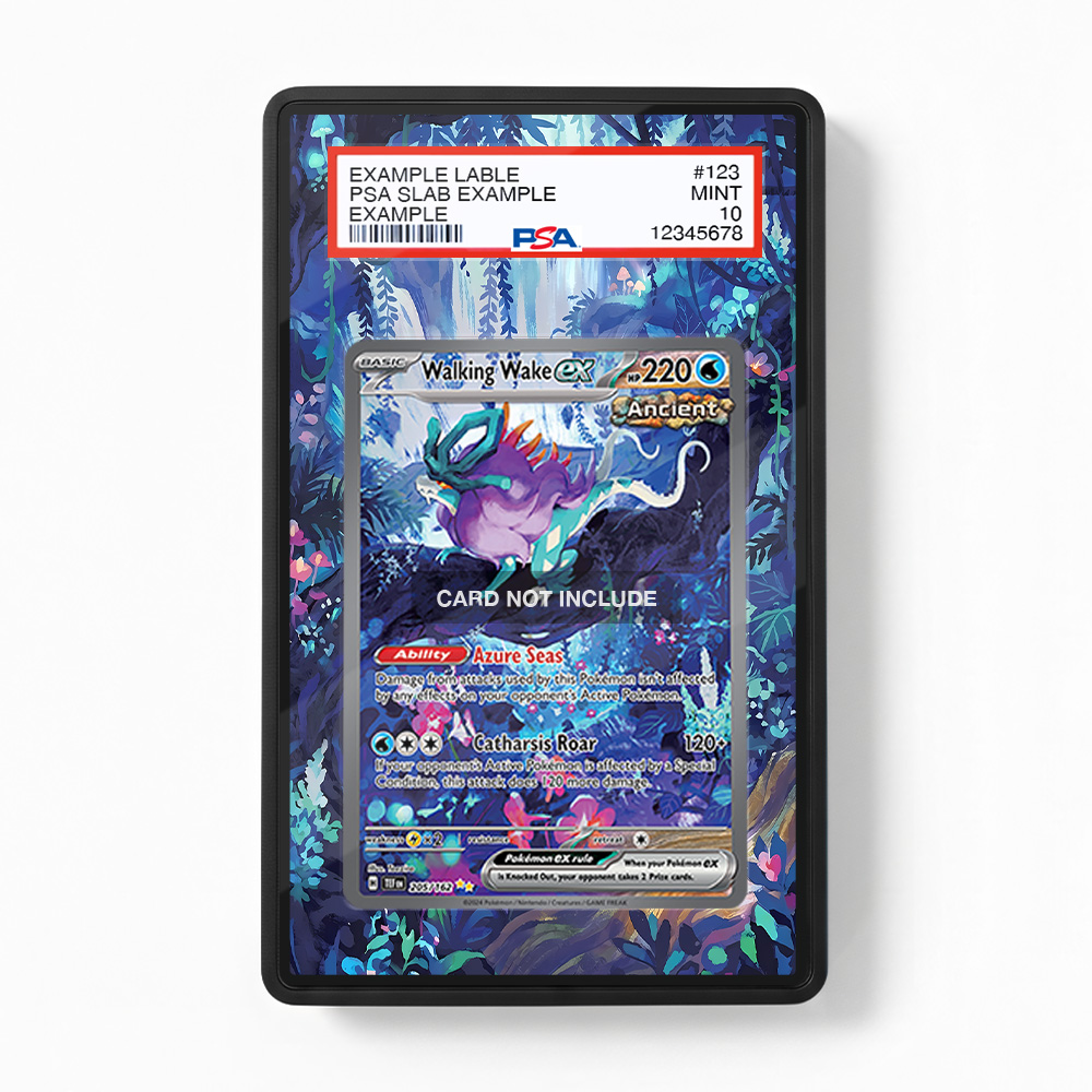 Khung thiết kế Walking Wake ex 205-162 SIR SAR Temporal Forces bảo vệ thẻ bài - Extended Art Case for trading card Pokemon